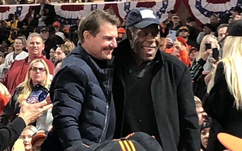 Tom Cruise Spotted During Giants vs Dodgers Game