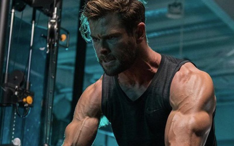 Chris Hemsworth Absolutely Shredded While Preparing For Extraction 2