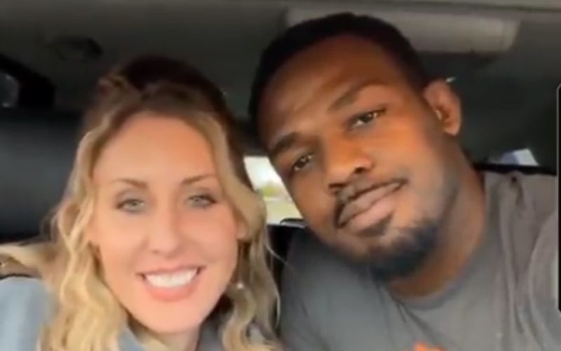 Jon Jones Seemingly On Good Terms With Fiancée After Domestic Violence Arrest