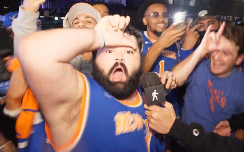 Knicks Fans Storm Streets Of New York After Winning 1st Game Of Season