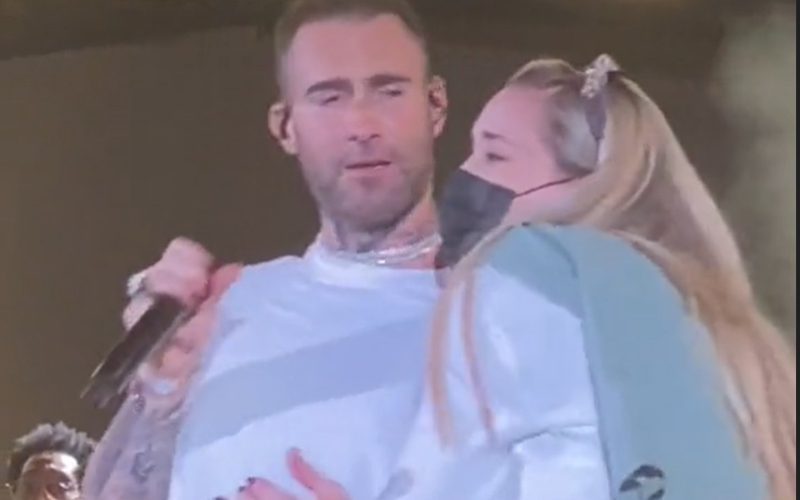 Adam Levine Irate After Fan Jumps On Stage During Maroon 5 Concert