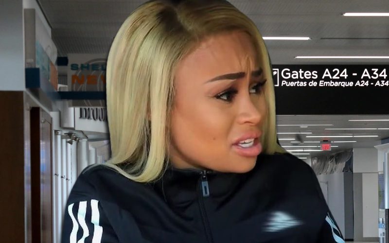 Blac Chyna Has Public Breakdown At Airport