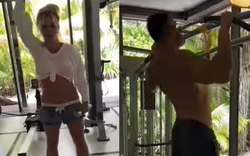 Britney Spears Posts Workout Video With Fiancé Sam Asghari