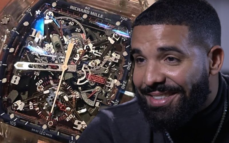 Drake Spotted Wearing Multi-Million Dollar Richard Mille Watch
