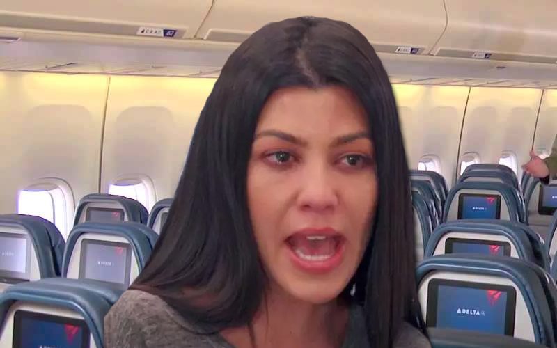 Kourtney Kardashian Loses Her Mind When Travis Barker Loses Cell Phone During Cross-Country Flight