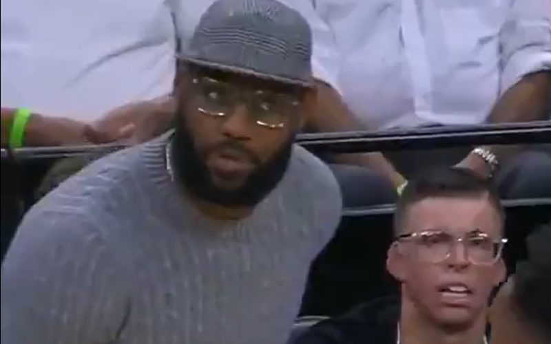 LeBron James Switches To Head Coach Mode During Lakers vs Spurs