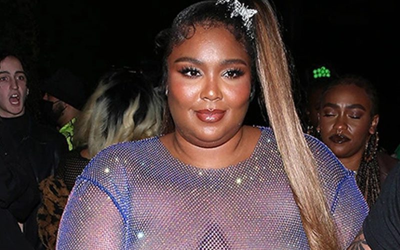 Lizzo Celebrates Cardi B’s Birthday Party In See-Through Dress