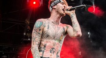 Machine Gun Kelly Pelted With Bottles & Branches While Performing At Aftershock Festival