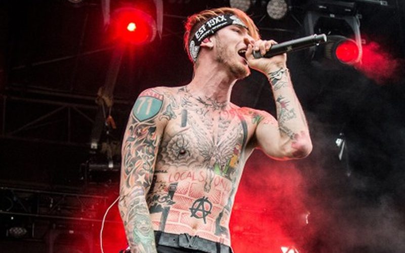 Machine Gun Kelly Pelted With Bottles & Branches While Performing At Aftershock Festival