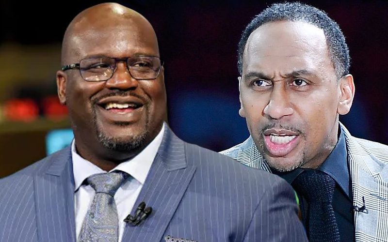 Shaquille O’Neal Roasts Stephen A Smith’s Hairline In Epic Birthday Message