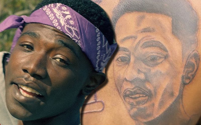 Jay Fizzle Honors Young Dolph By Getting His Face Tattooed On His Back