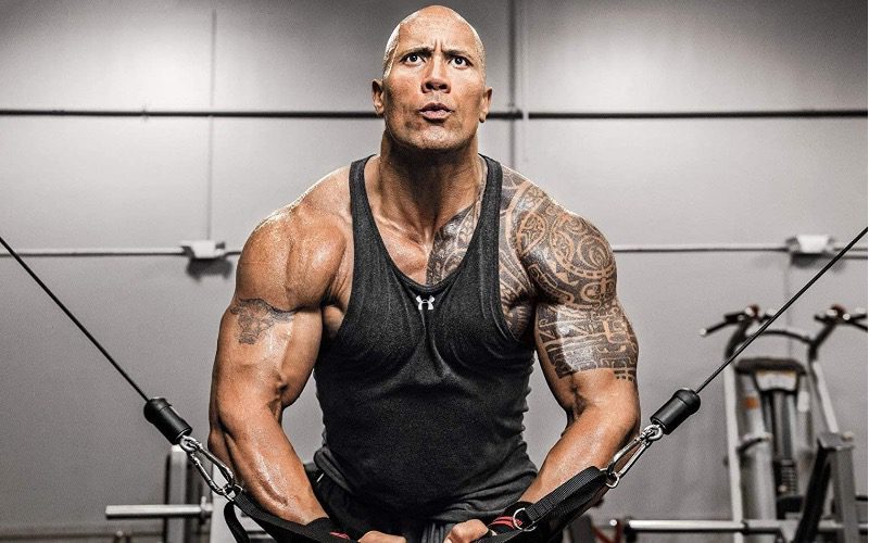 The Rock Pees In A Bottle At The Gym