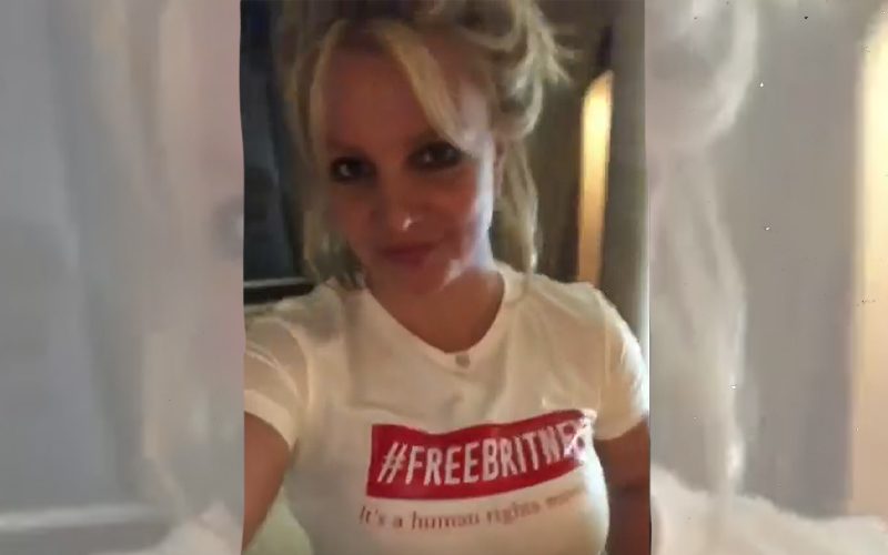 Britney Spears Rocks #FreeBritney Shirt On Day Of Crucial Conservatorship Hearing