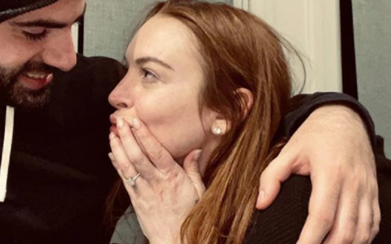 Lindsay Lohan Shows Off Engagement Ring After Bader Shammas Proposes Marriage