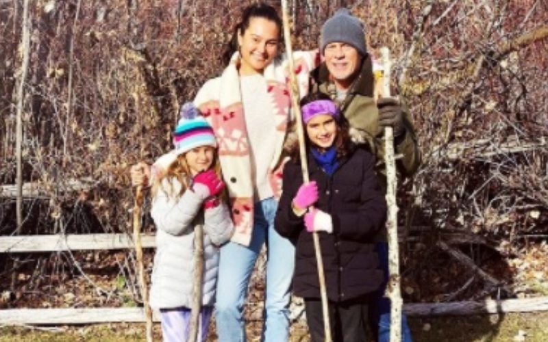 Bruce Willis & Wife Emma Heming Share Rare Photo With Youngest Daughters