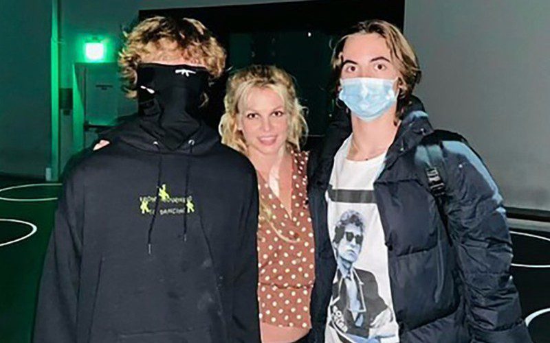 Britney Spears Shares Rare Photo With Sons