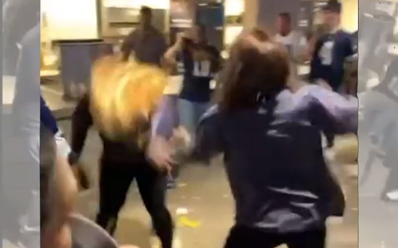 Fan Brawls With Concession Stand Worker At Cowboys Game