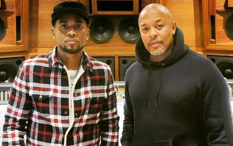 Dr. Dre & London On Da Track Spotted In Recording Studio