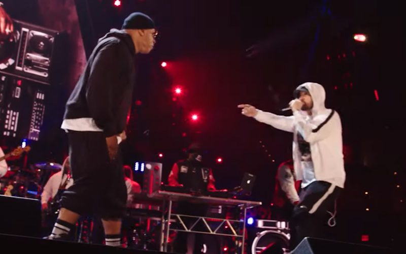 Rehearsal Footage Of Eminem’s Rock & Roll Hall Of Fame Performance
