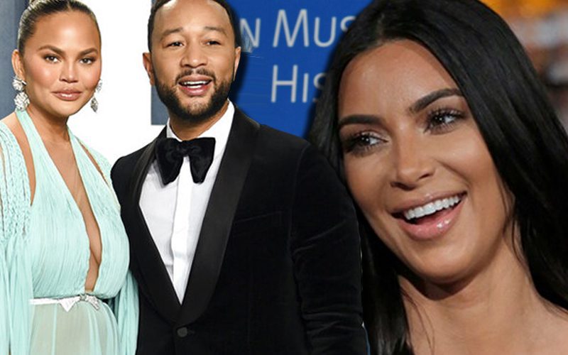 Chrissy Teigen & John Legend Comment Kim Kardashian & Pete Davidson Romance