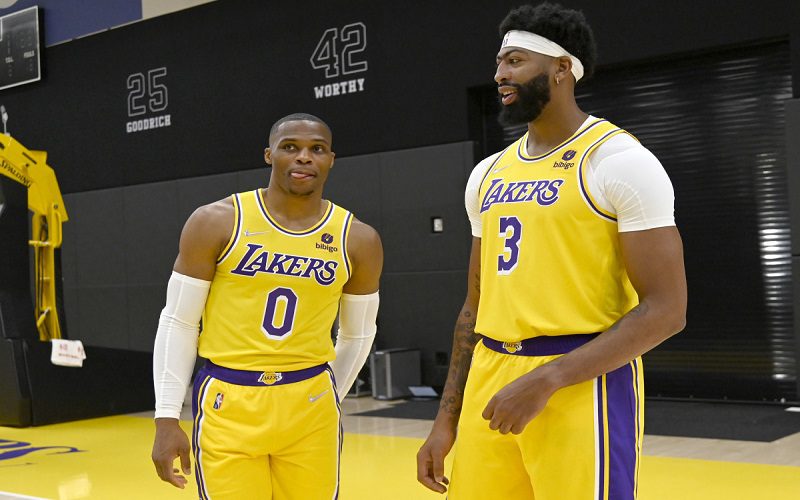 Anthony Davis Shades Russell Westbrook After Lakers Defeat Miami Heat