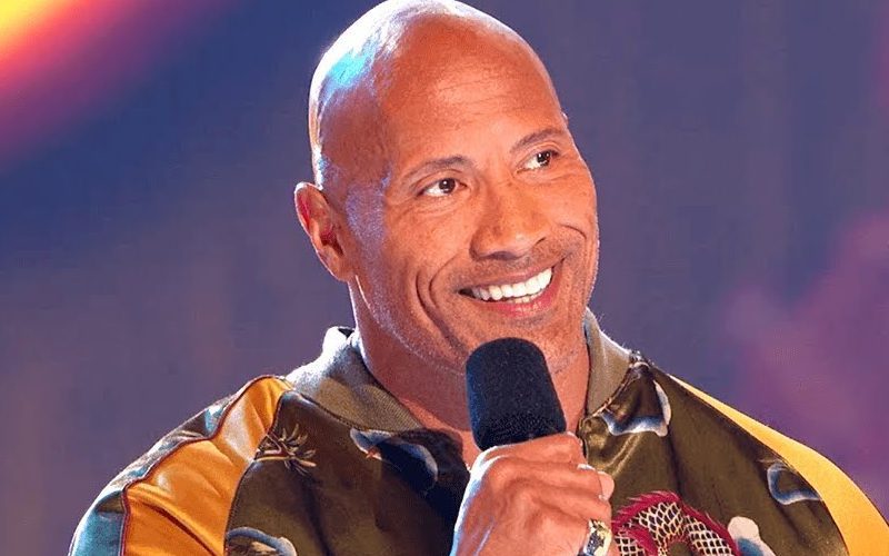 The Rock Receiving People’s Champion Award At 2021 People’s Choice Awards