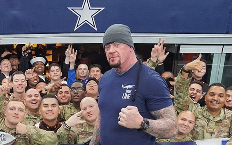 The Undertaker Spotted At Dallas Cowboys Football Game