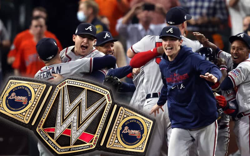 Atlanta Braves Receive Custom WWE Title After World Series Win