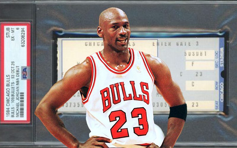 Michael Jordan’s NBA Debut Ticket Stubs Could Fetch $300K