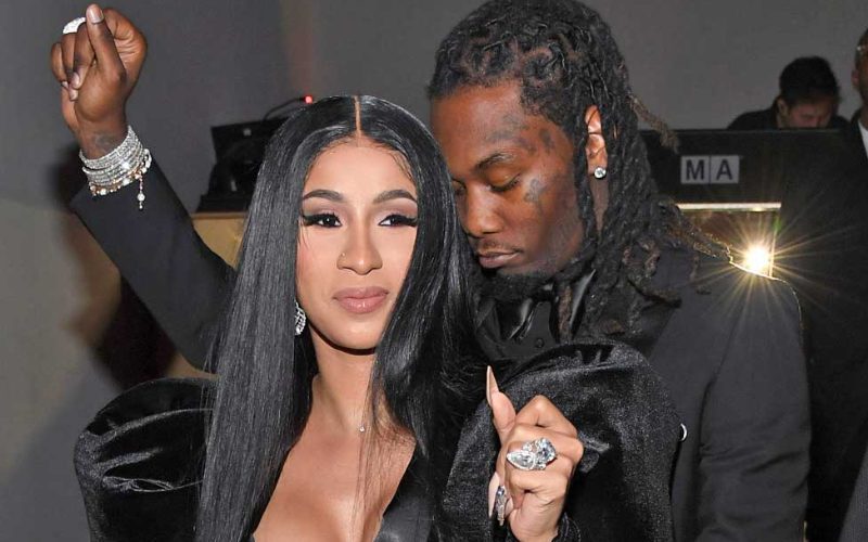 Cardi B & Offset Goof Around At Playboy Party In Miami