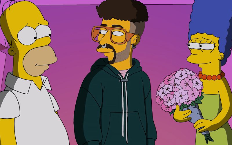Bad Bunny Joins Forces With The Simpsons In New Music Video