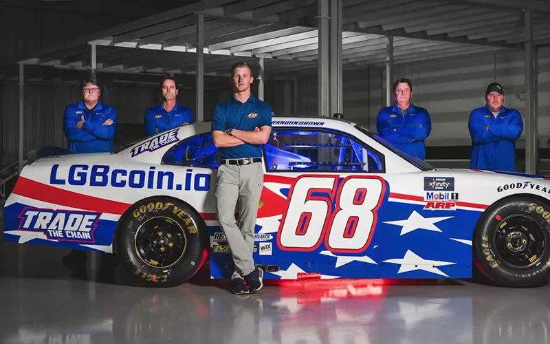 NASCAR’s Brandon Brown Unveils “Let’s Go Brandon” Car