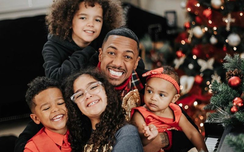 Nick Cannon Drops Christmas Photos With His Children