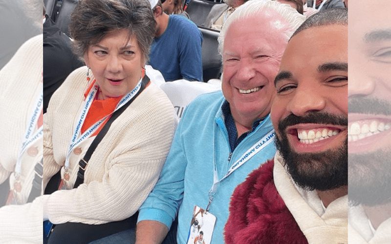 Drake Sat Next To Nice Older Couple At NBA Game Who Had No Idea He Is Famous