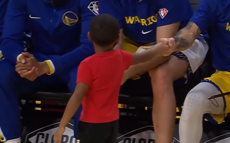 Draymond Green’s Son Goes Viral After Adorable Moment During Game