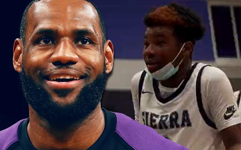 LeBron James Reacts To Youngest Son Dunking For The First Time