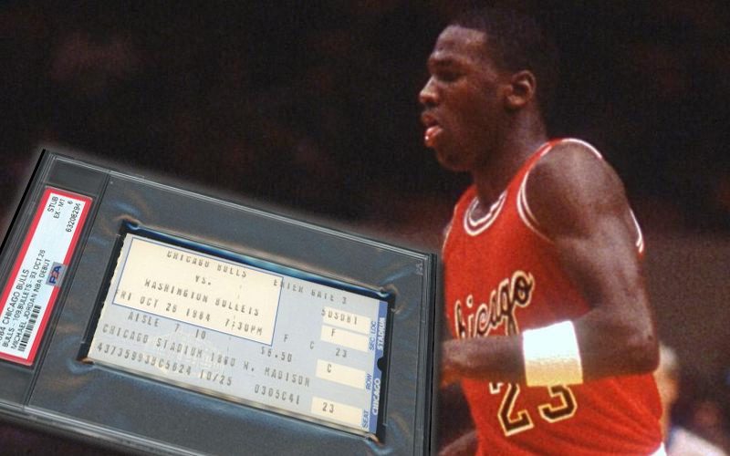 Michael Jordan’s NBA Debut Ticket Stub Sells For Record Breaking Price