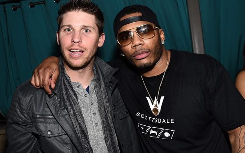 Denny Hamlin Attends An NBA Game With Nelly