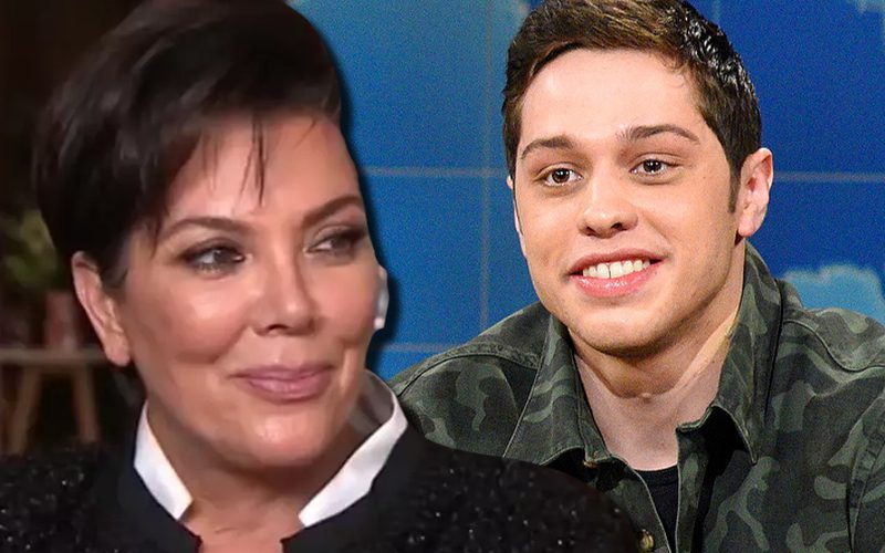 Kris Jenner Is Obsessed With Kim Kardashian’s New Boyfriend Pete Davidson