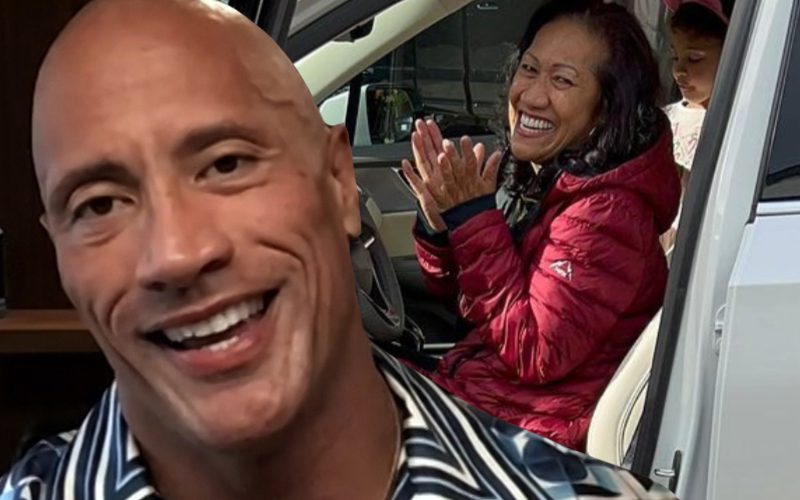 The Rock Gives His Mother A Cadillac For Christmas