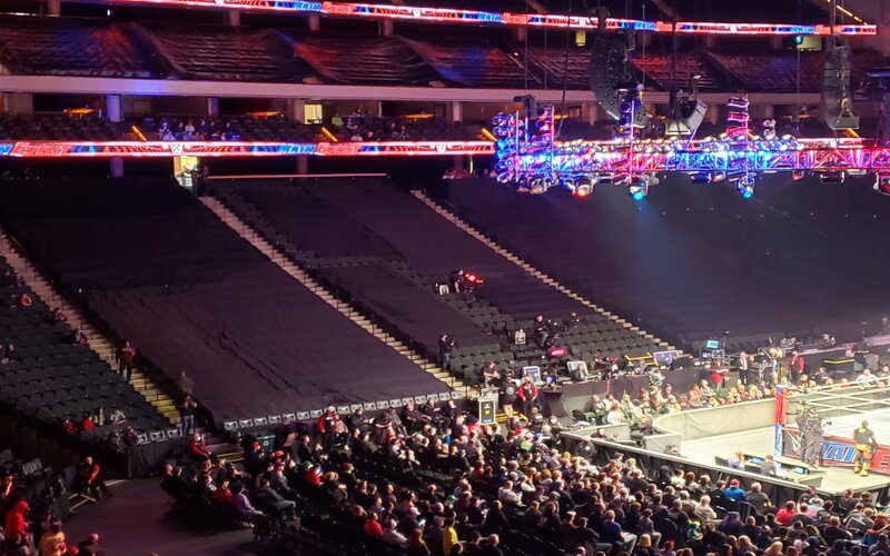Lots Of Empty Seats At WWE Raw In St. Paul This Week