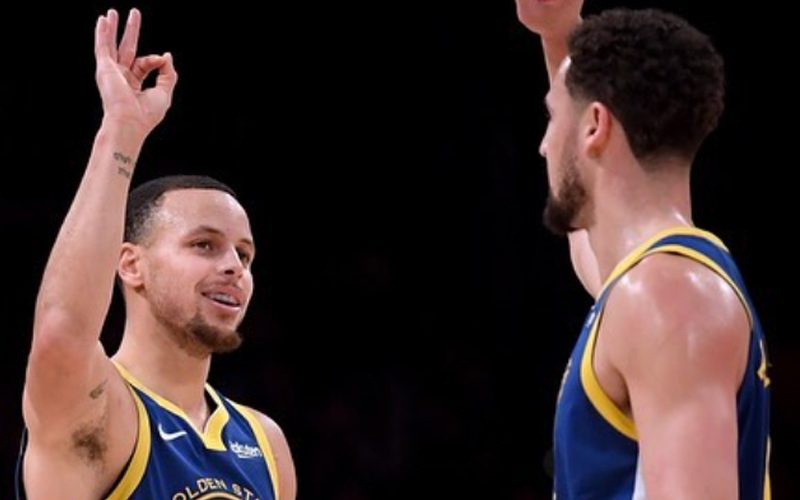 Klay Thompson Congratulates Steph Curry On Breaking NBA 3-Point Record