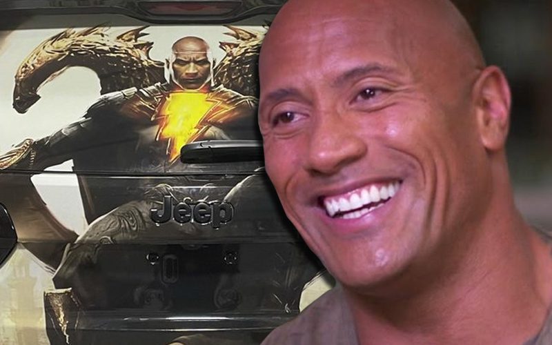 The Rock Is All About Fan’s Outrageous Black Adam Tribute On Their Jeep