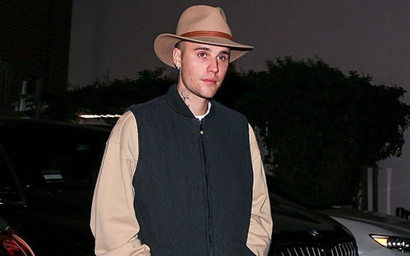 Justin Bieber Rocks Fedora To Cover Freshly Shaved Head