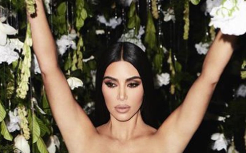 Kim Kardashian Rocks Skin-Tight Dress In New Viral Campaign