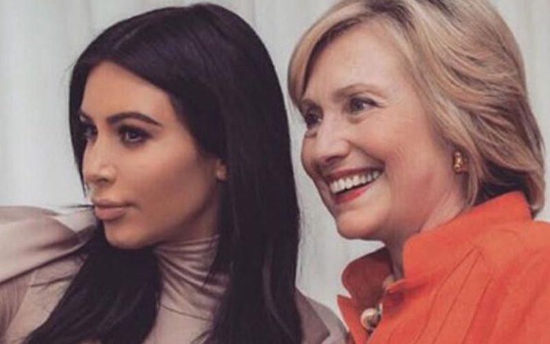 Kim Kardashian Gets Coffee With Hilary Clinton In L.A.