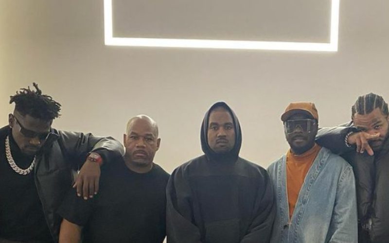 Kanye West Spotted In Studio With Antonio Brown