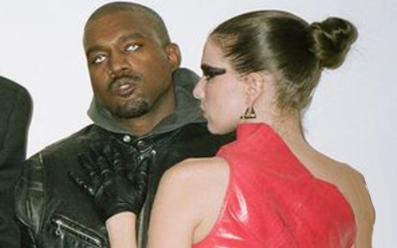 Kanye West & Julia Fox Get Hot & Heavy In Paris