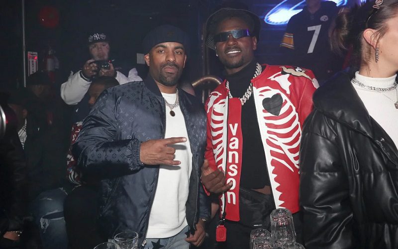Antonio Brown Parties At New York City Night Club After NFL Release