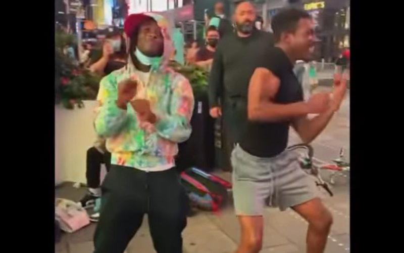 Lil Uzi Vert Showcases B-Boy Breakdance Skills On Streets Of New York City